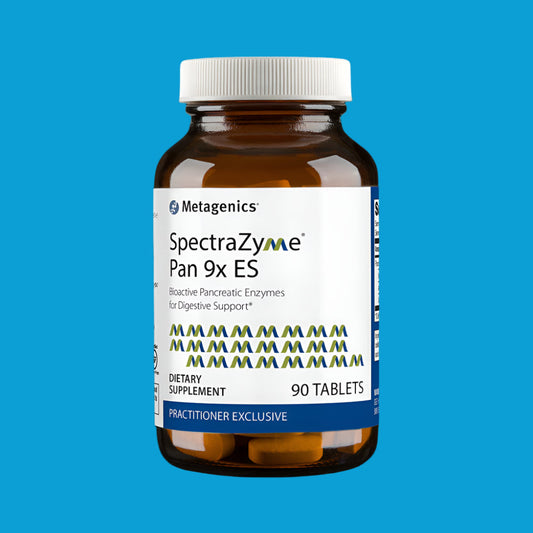SpectraZyme® Pan 9x ES – Extra-Strength Pancreatic Enzyme Support for Digestion