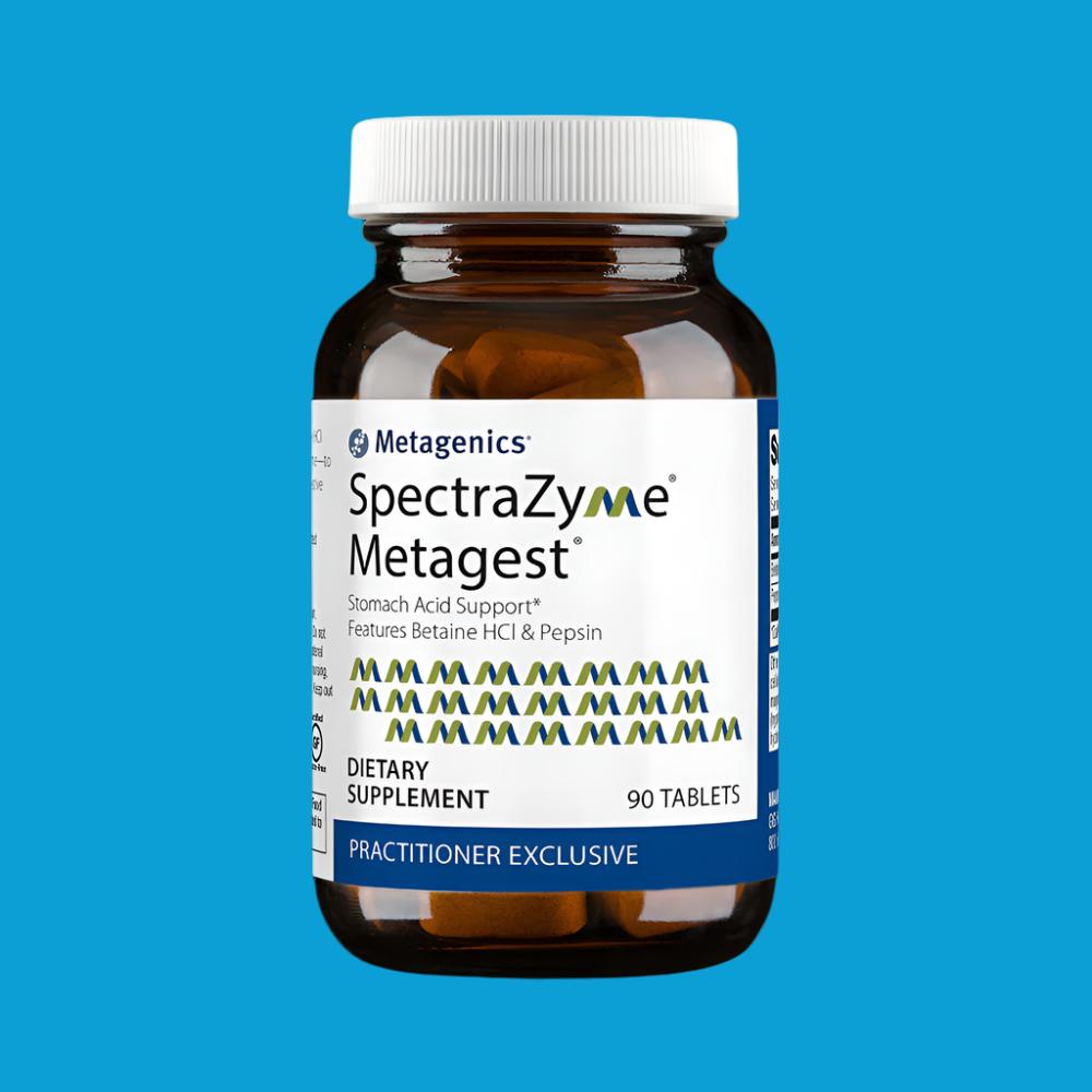 SpectraZyme® Metagest® – Betaine HCl & Pepsin for Digestive Support