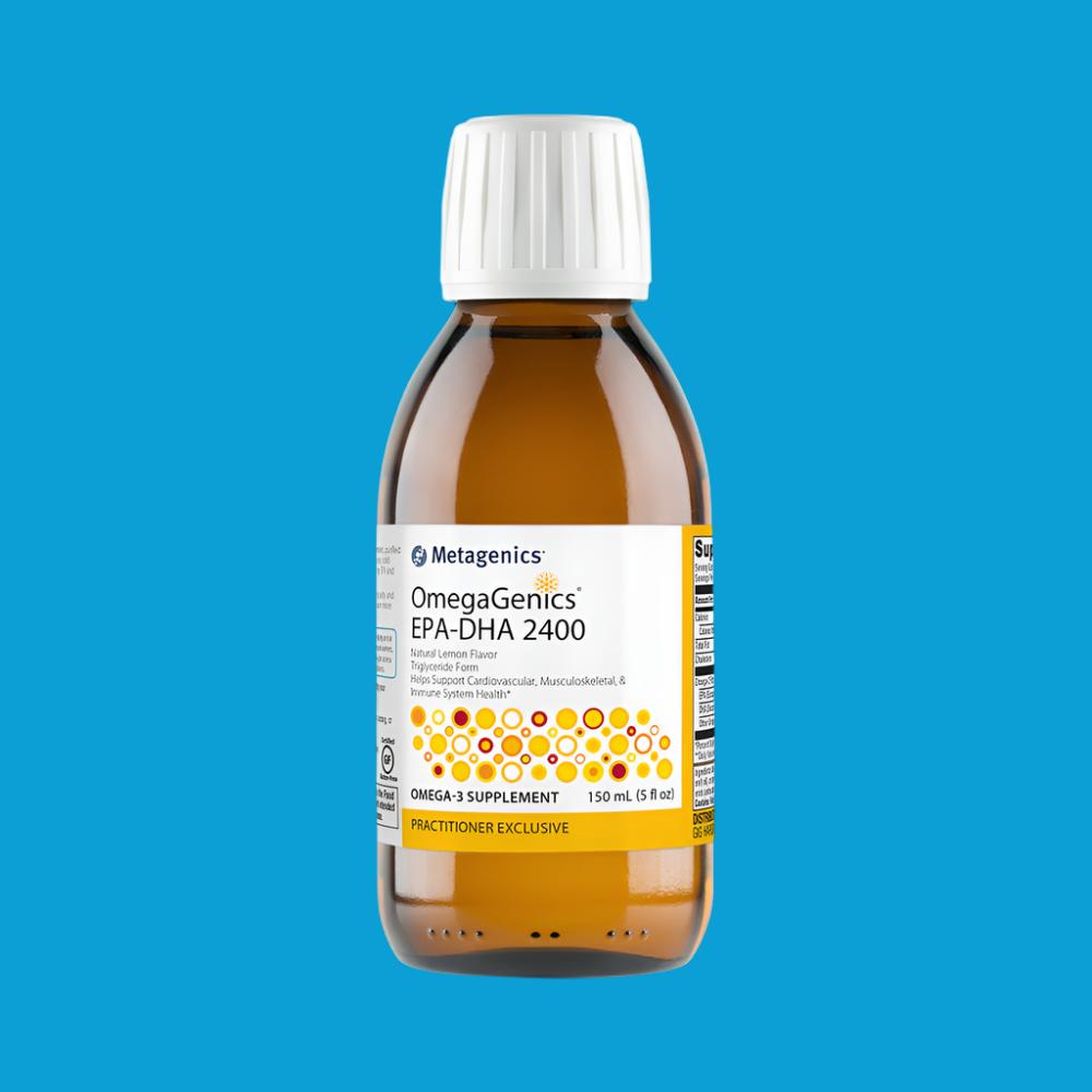 OmegaGenics® EPA-DHA 2400 – High-Dose Liquid Omega-3 for Heart, Brain & Inflammatory Support