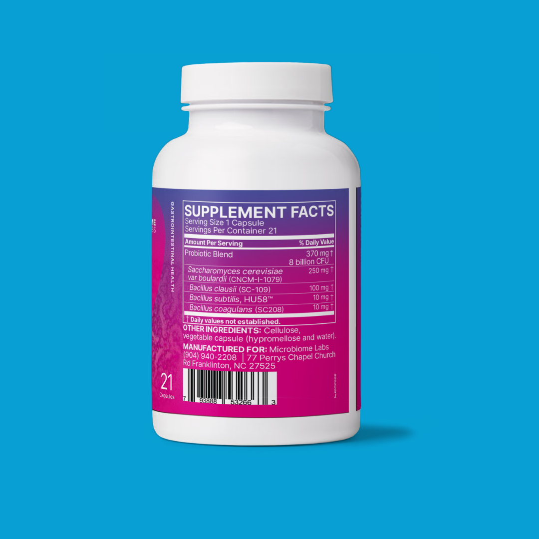 RestorFlora PD (21 caps) - Probiotic for Gut Recovery & Digestive Health