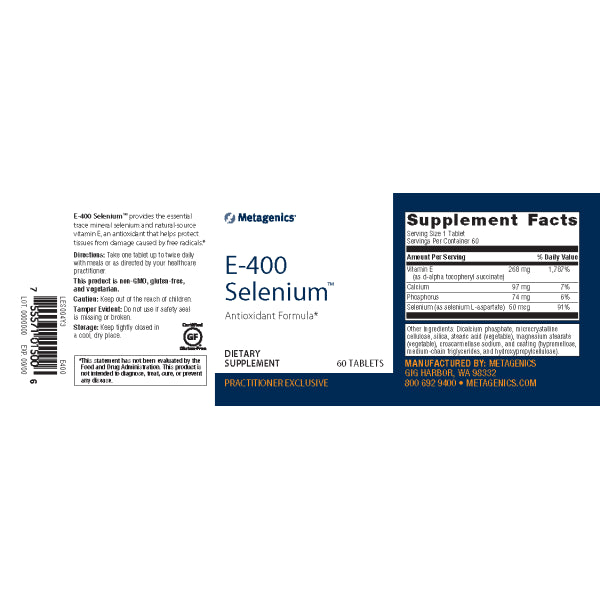 E-400 Selenium - Melcon's Pharmacy