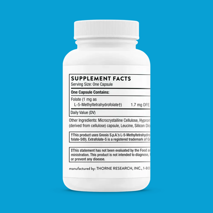 5-MTHF 1 mg - Methylation & Brain Health Support