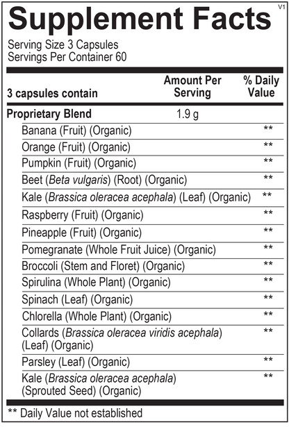 Indigo Greens Capsules Melcon's Pharmacy