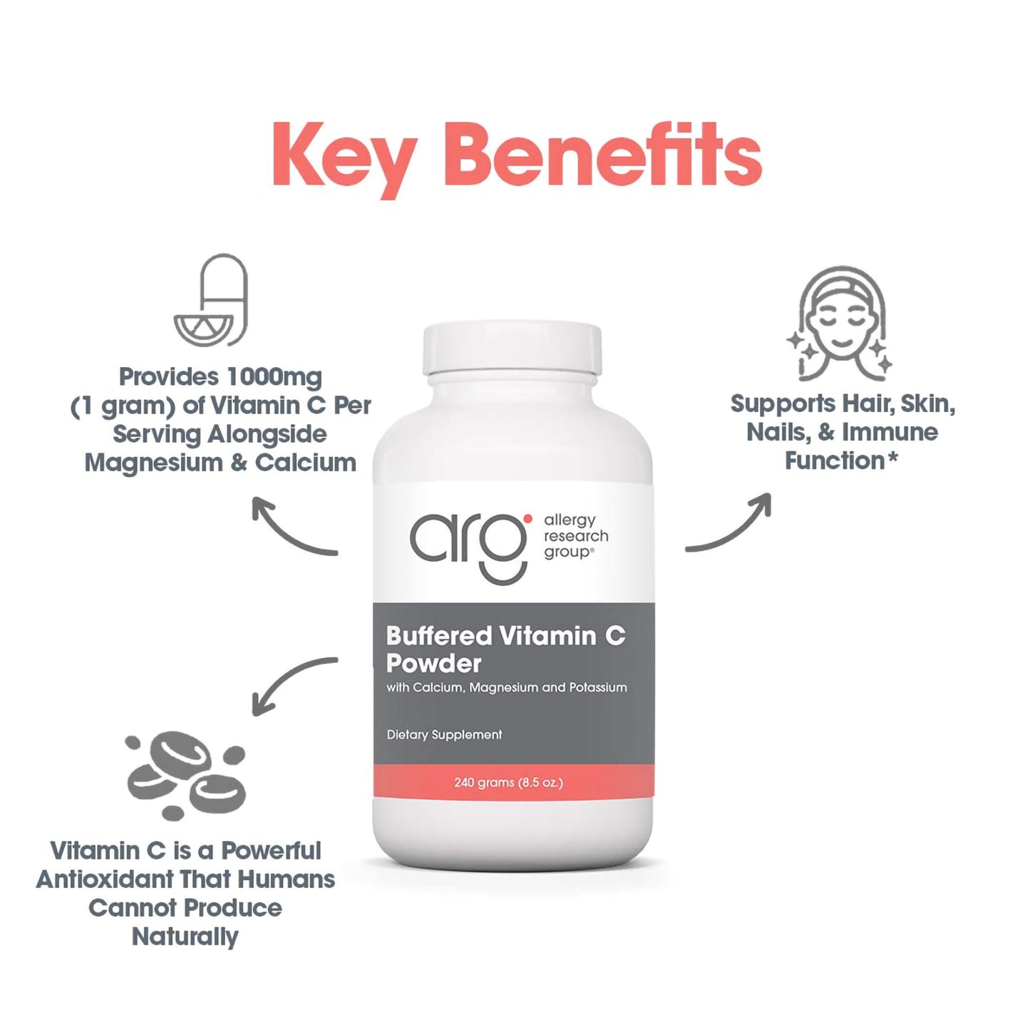 Buffered Vitamin C Powder – Gentle & Effective Immune Support