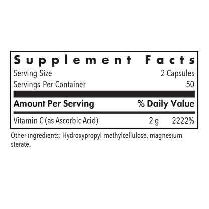 Pure Vitamin C – Ascorbic Acid Supplement
