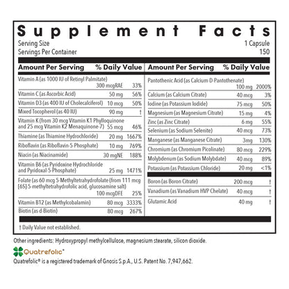 Multivitamin Without Iron or Copper – Essential Nutrients for Optimal Health