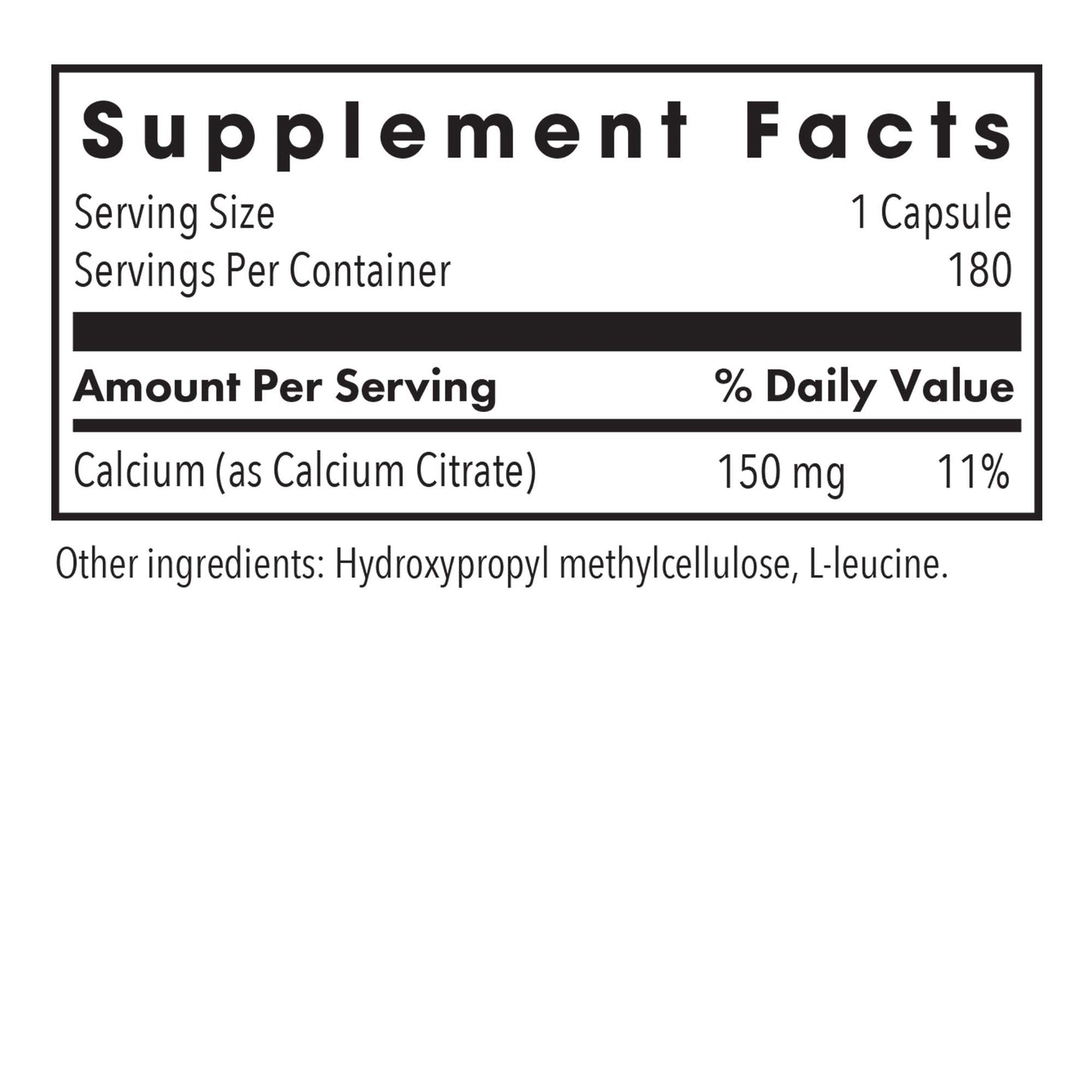 Calcium Citrate – Highly Absorbable Bone & Muscle Support
