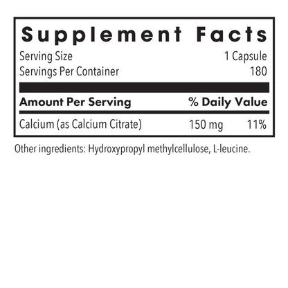 Calcium Citrate – Highly Absorbable Bone & Muscle Support