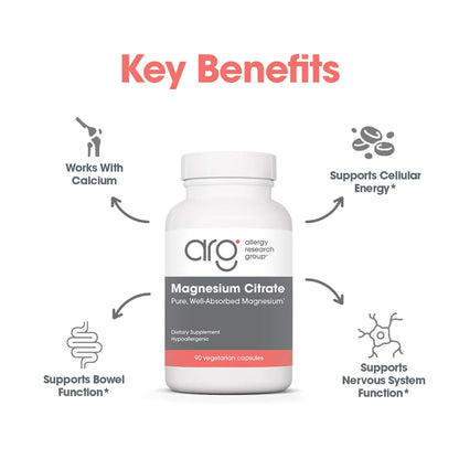 Magnesium Citrate – Magnesium Supplement for Muscle & Nerve Health
