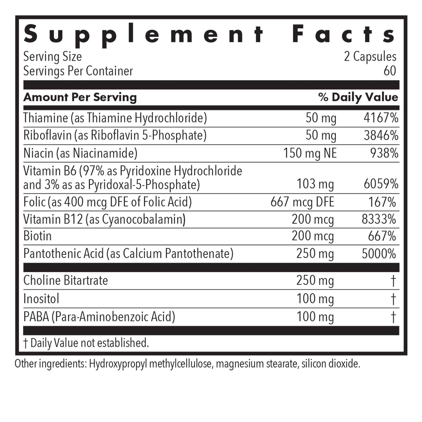 Super Vitamin B Complex – Advanced B-Vitamin Support