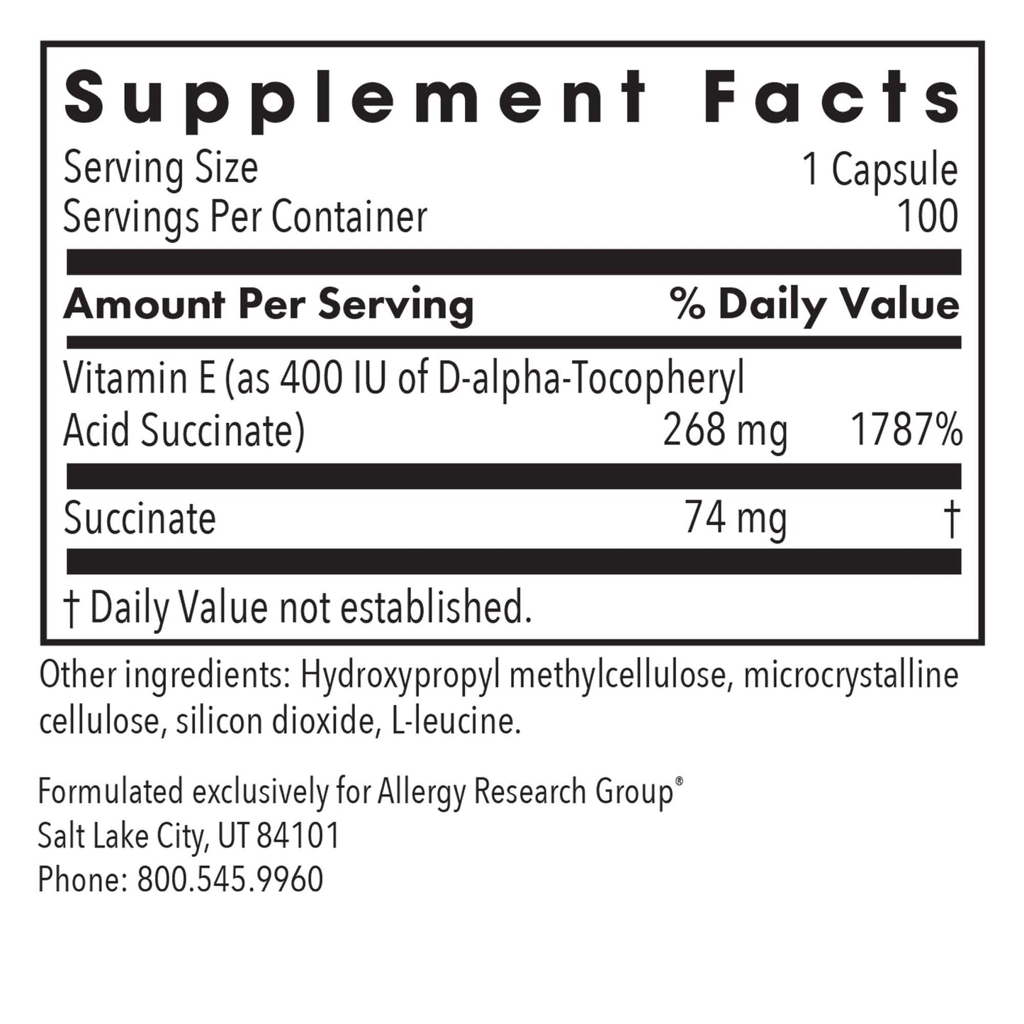 Vitamin E Supplement – Essential Antioxidant and Energy Support