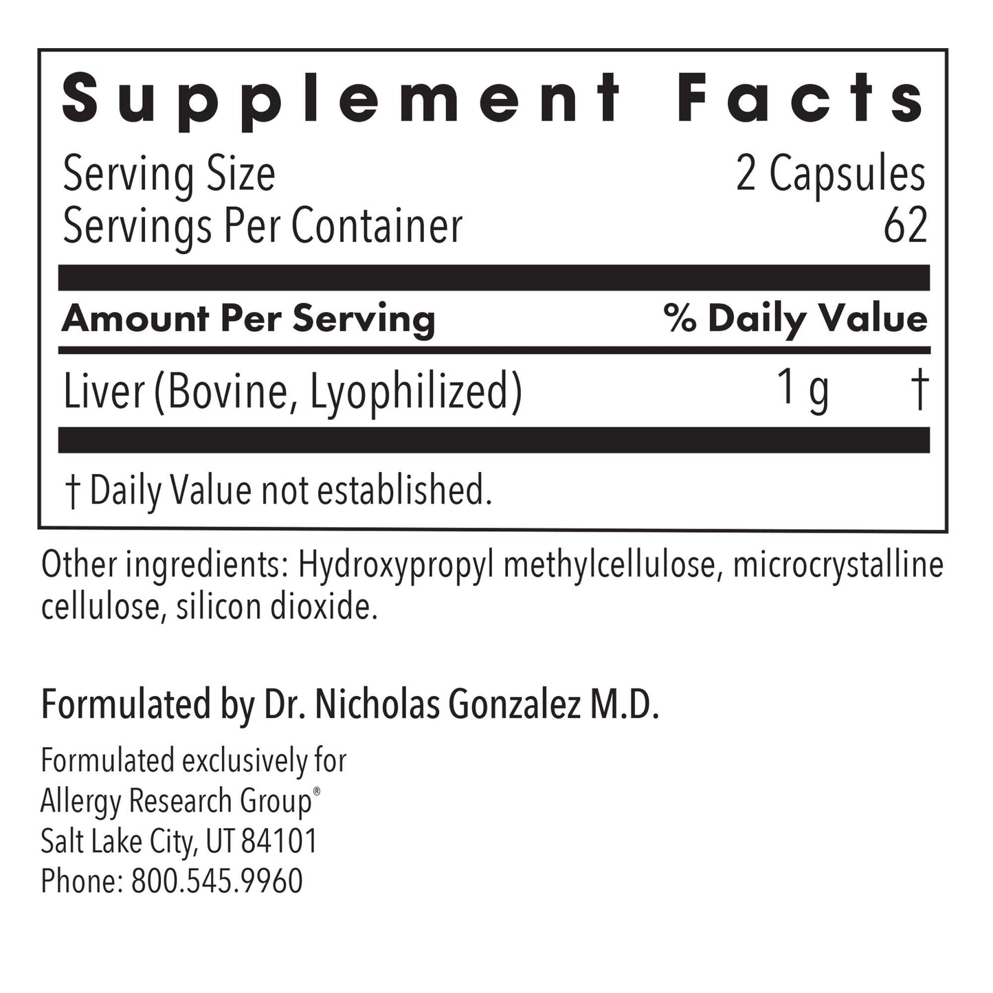 Liver Beef – Beef Liver Supplement