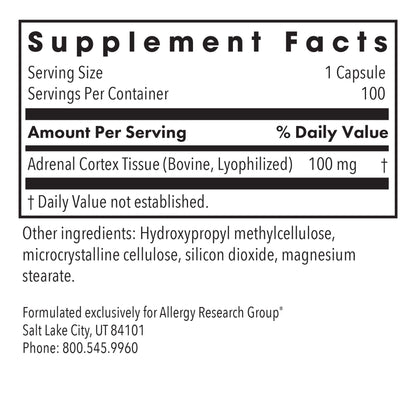 Adrenal Cortex Supplement – Targeted Adrenal Support