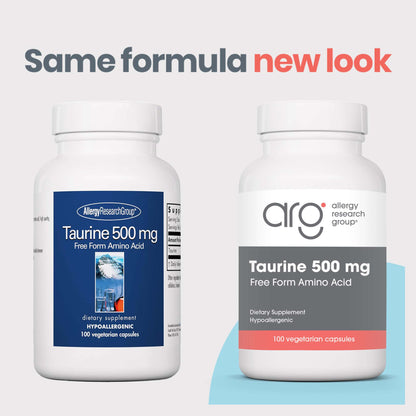 Taurine 500 mg – Amino Acid Support for Health & Vitality