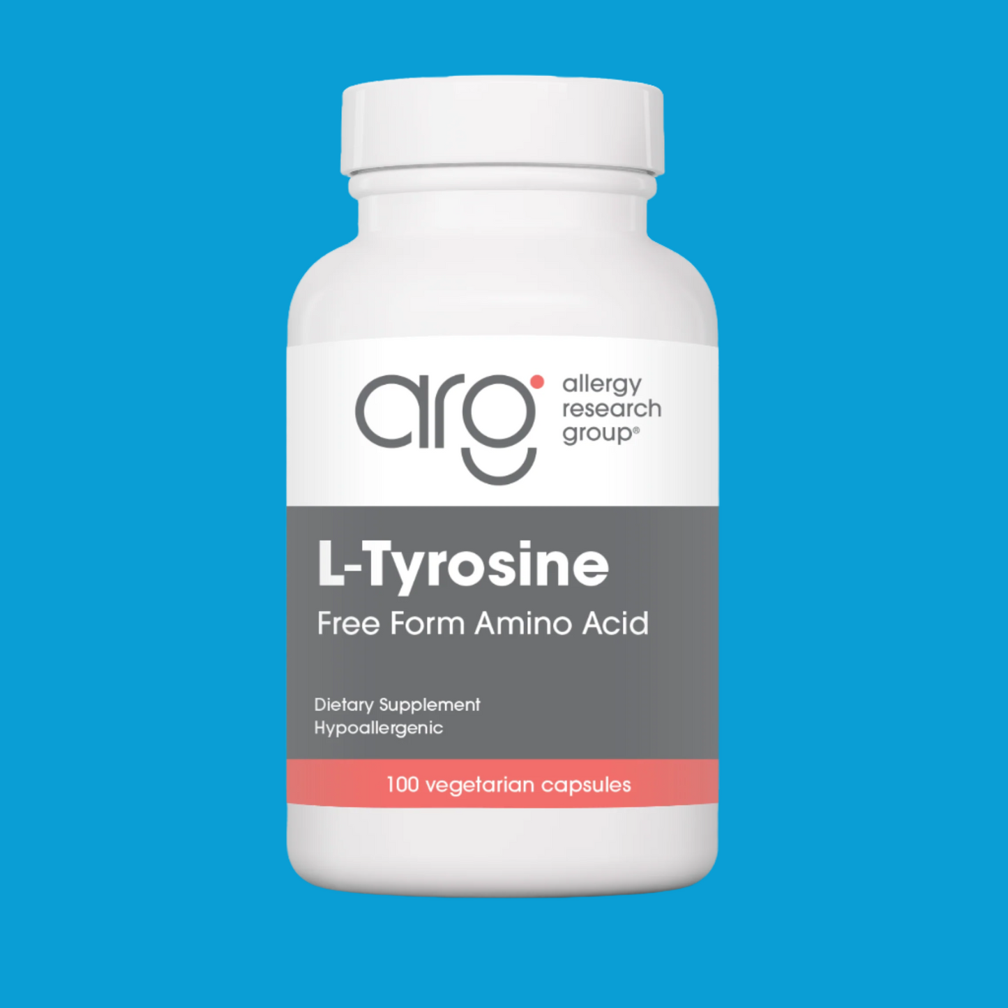 L-Tyrosine 500 mg – Supports Mood, Cognitive Function, and Thyroid Health