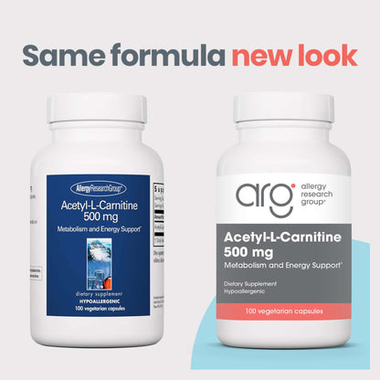 Acetyl-L-Carnitine 500 mg – Mitochondrial & Cognitive Energy Support