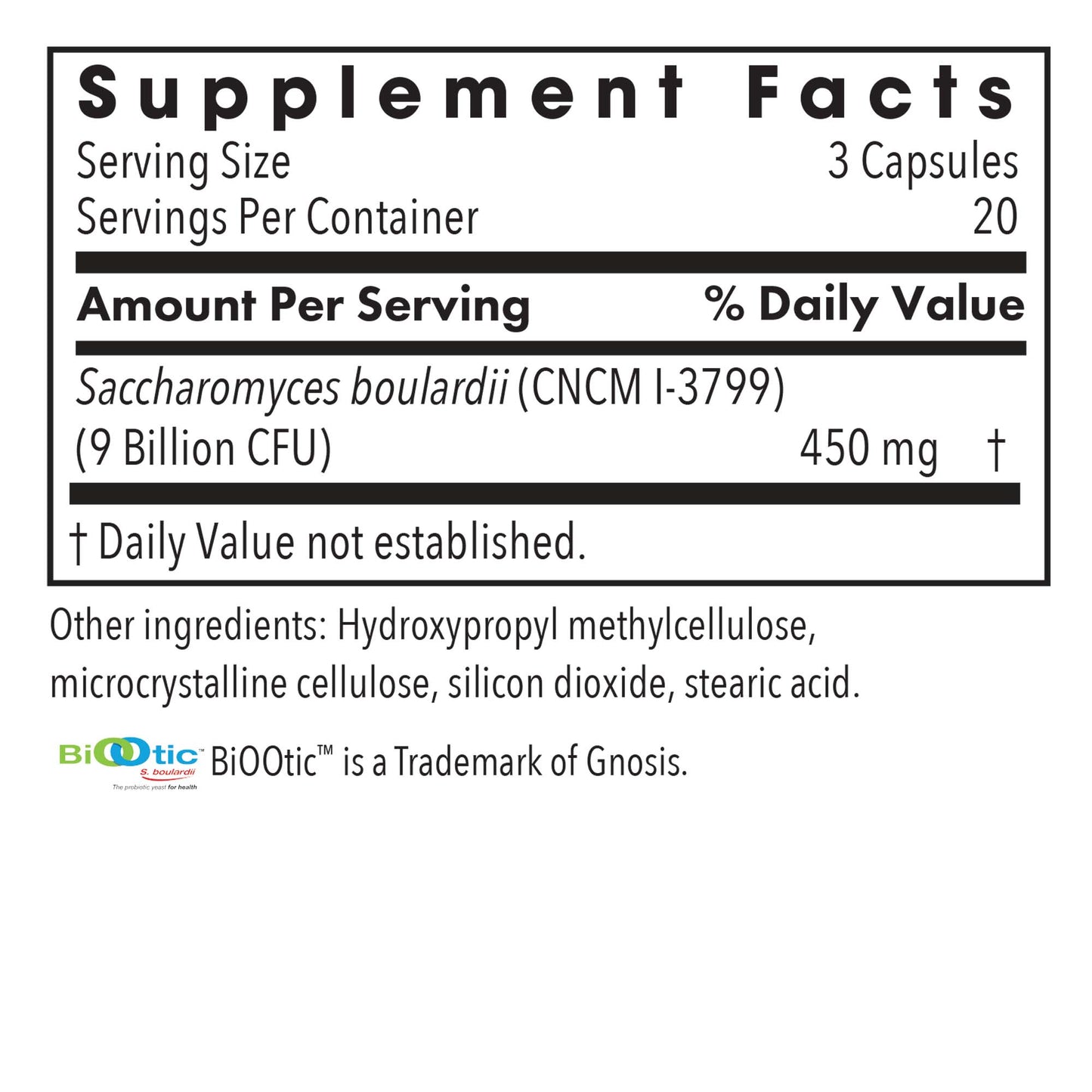 Essential-Biotic® SACCHAROMYCES BOULARDII – Saccharomyces Boulardii Probiotic Supplement