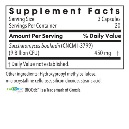 Essential-Biotic® SACCHAROMYCES BOULARDII – Saccharomyces Boulardii Probiotic Supplement