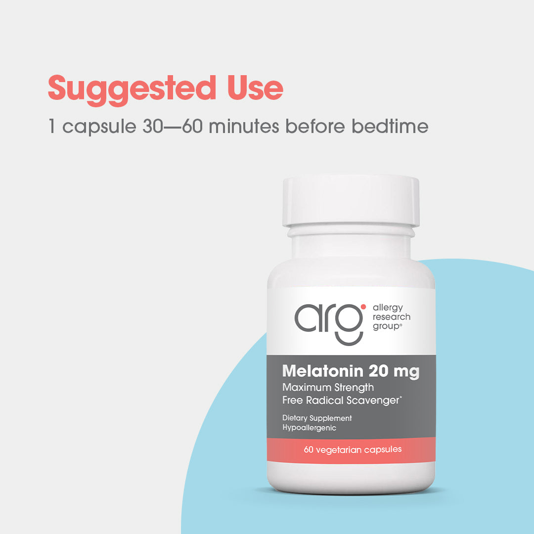 Melatonin 20 mg – Sleep Support and Antioxidant Protection