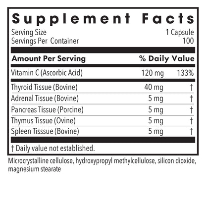 TG 100 – Thyroid Support Supplement for Healthy Thyroid Function