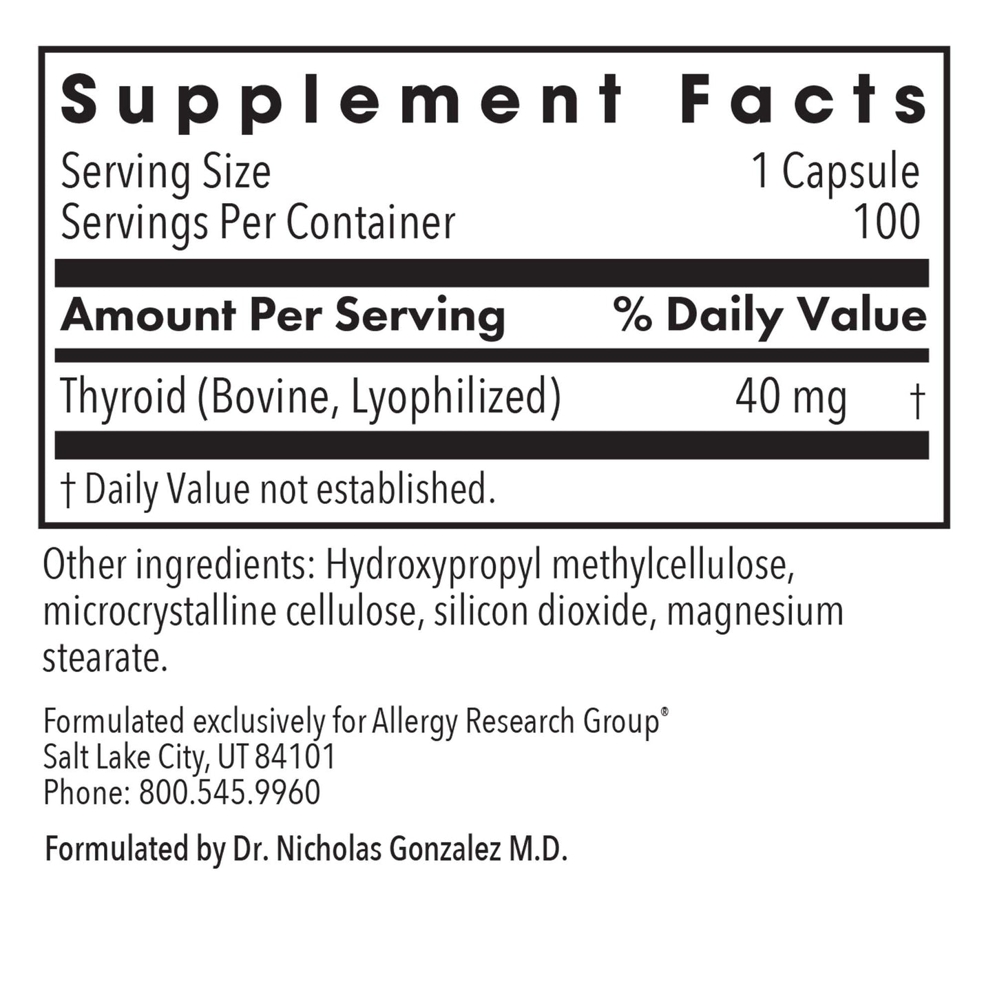 Thyroid Supplement – Supports Healthy Thyroid Function and Hormonal Balance
