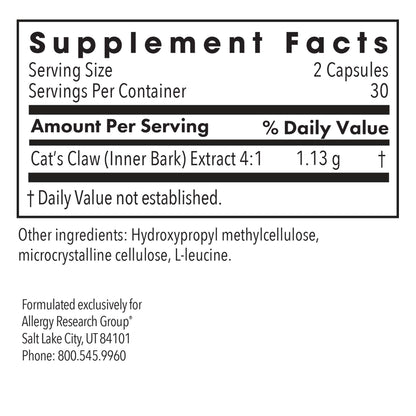 Cat's Claw – Antioxidant & Immune System Support