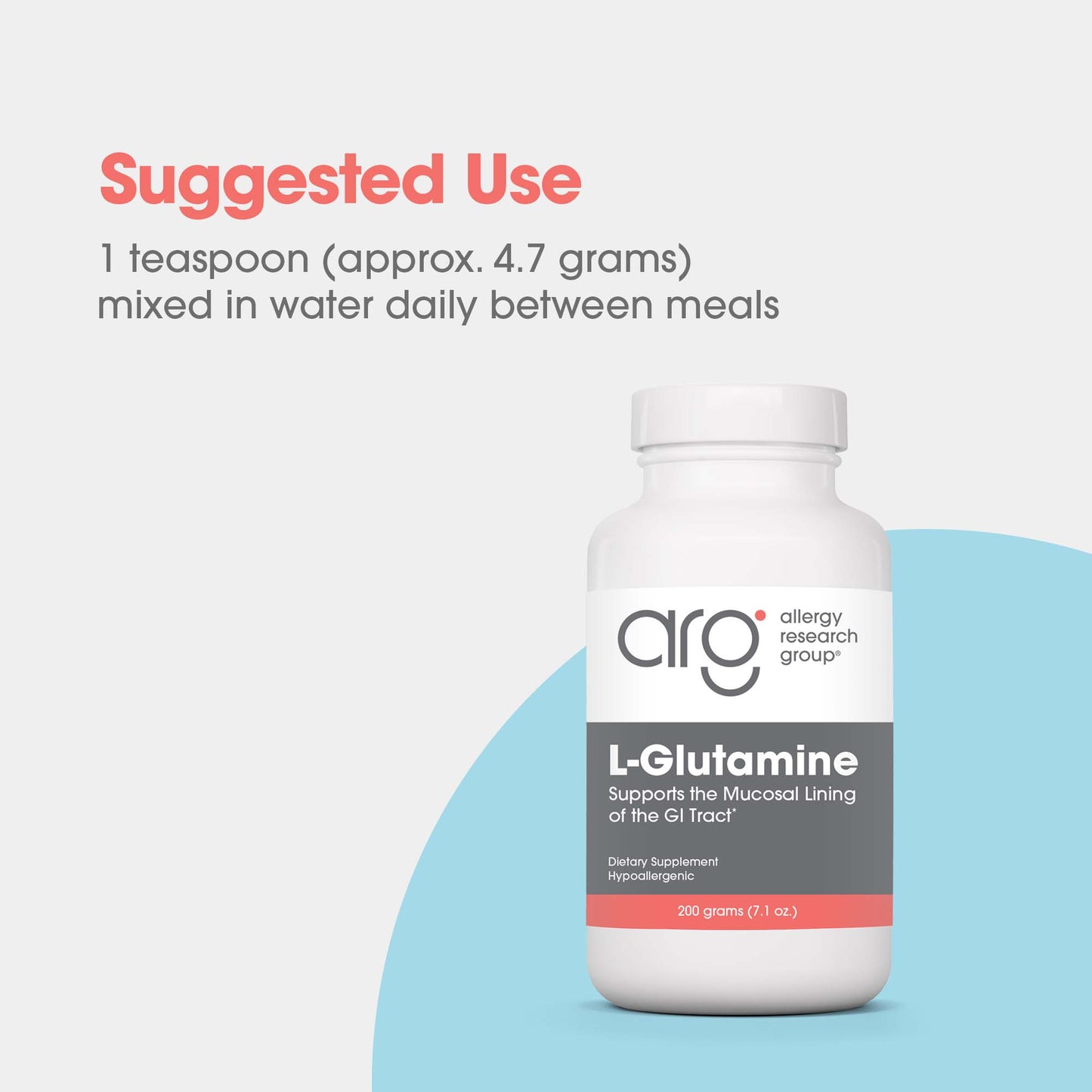 L-Glutamine Powder – Supports Gut, Muscle, and Brain Health
