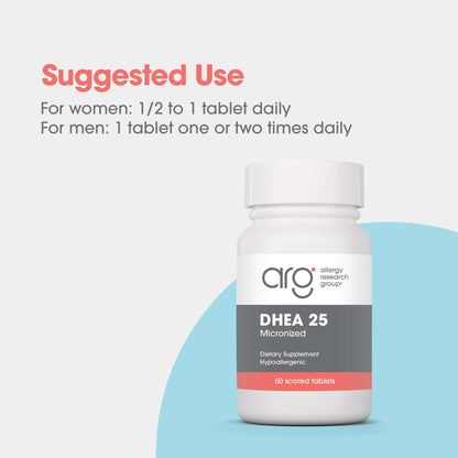 DHEA 25 mg – Plant-Sourced Micronized Supplement for Hormonal Support
