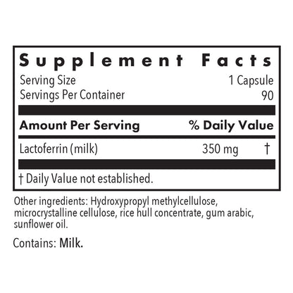 Lactoferrin Supplement – Supports Iron Metabolism & Immune Function