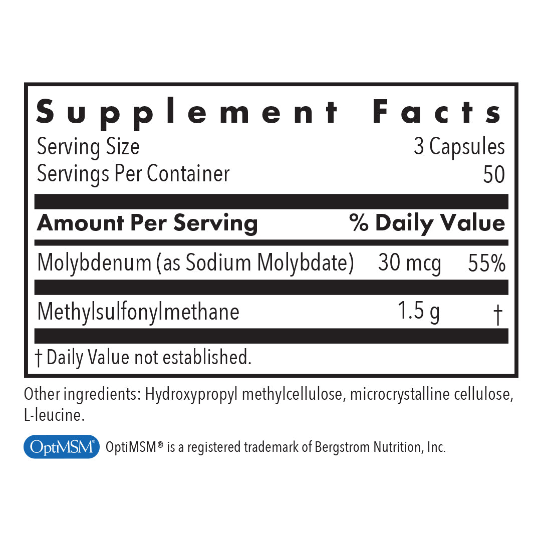 MSM 500 mg – Methylsulfonylmethane Supplement
