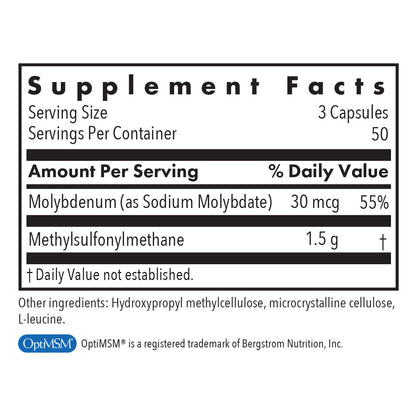 MSM 500 mg – Methylsulfonylmethane Supplement