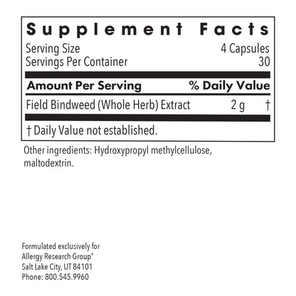 VascuStatin™ Formula – Bindweed Supplement for Vascular Health Support