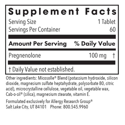 Pregnenolone 100 mg – Hormonal Support Supplement