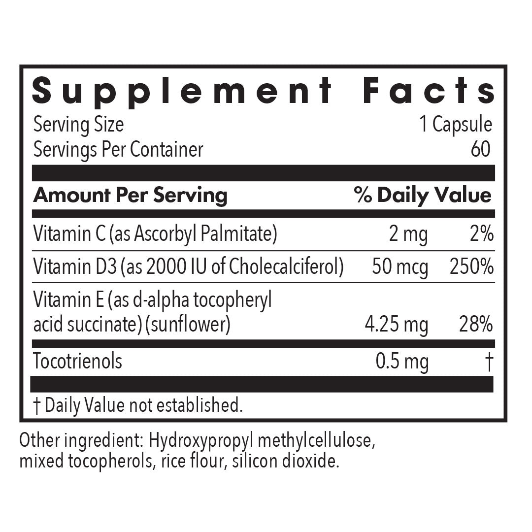 Super D3 – Vitamin C, D3, and E Supplement