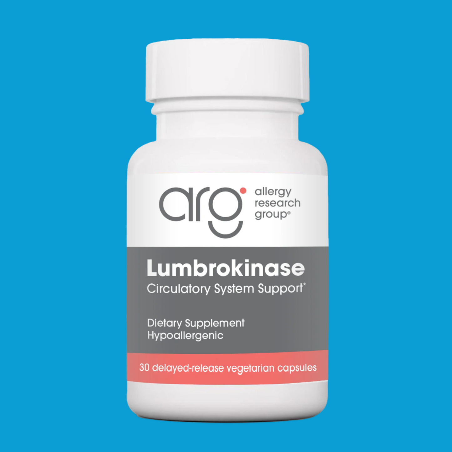 Lumbrokinase Delayed Release – Proteolytic Enzyme Supplement