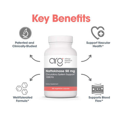 Nattokinase 50 mg NSK-SD® – Premium Heart Health Support