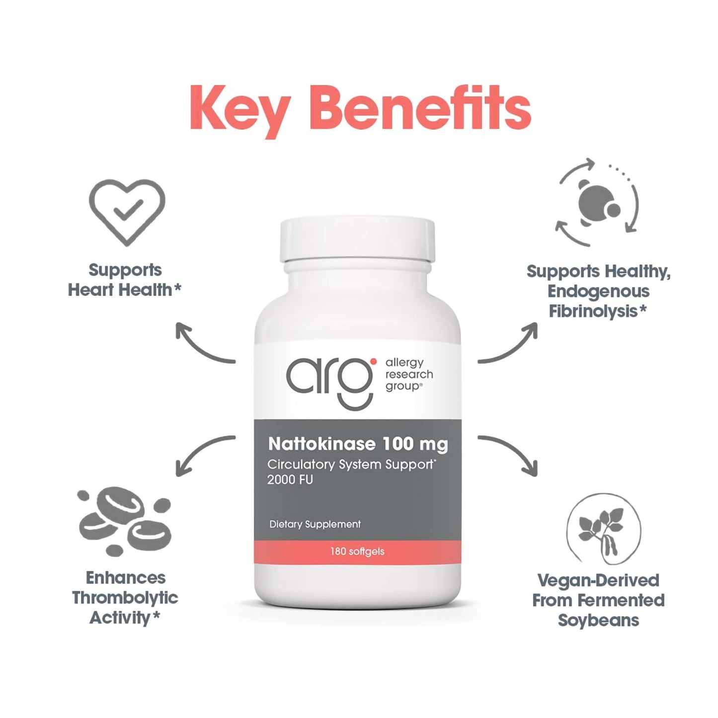 Nattokinase 100 mg NSK-SD® – Heart Health Support