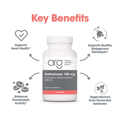 Nattokinase 100 mg NSK-SD® – Heart Health Support