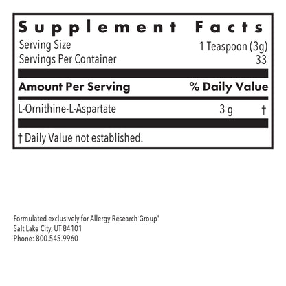 L-Ornithine-L-Aspartate – Supports Liver Function and Detoxification