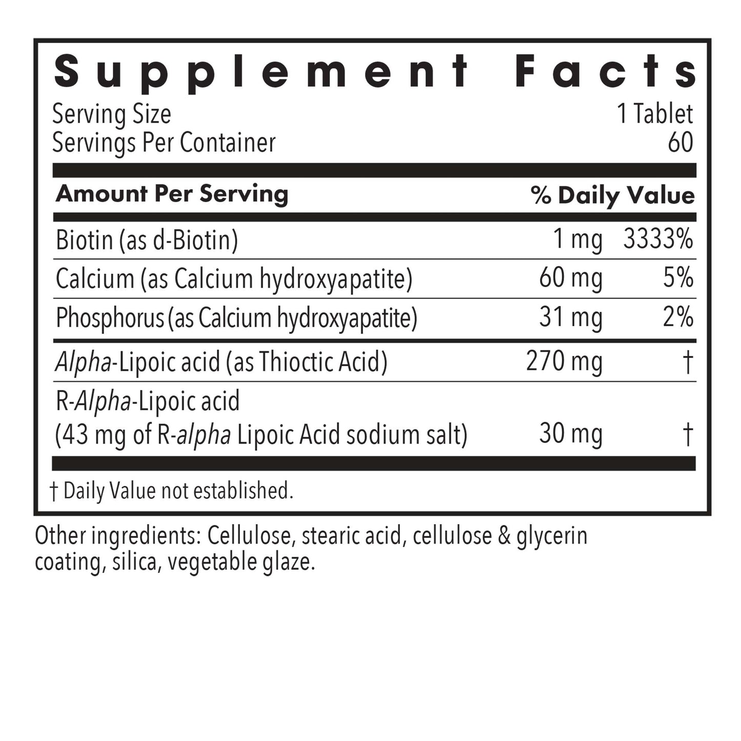 ALA Release – Alpha Lipoic Acid Complex for Antioxidant & Metabolic Support