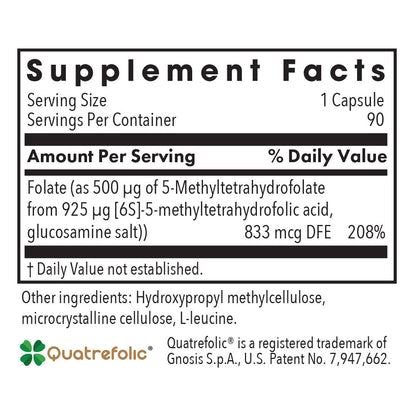 QuatreActiv® Folate – 5-MTHF Supplement