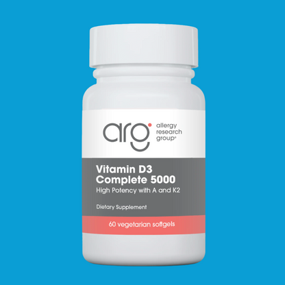 Vitamin D3 Complete 5000 – Balanced Vitamin D3, A, K2, and E Supplement