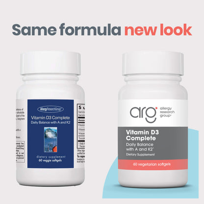 Vitamin D3, K2, and A Supplement – Complete Vitamin D3 Formula for Bone and Immune Health