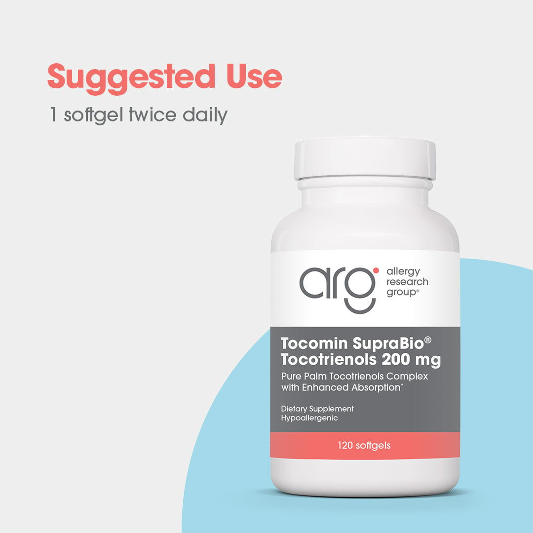 Tocomin SupraBio® Tocotrienols 200 mg – Natural Mixed Tocotrienols for Superior Absorption