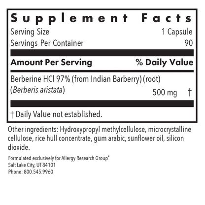 Berberine 500 – Metabolic & Microbial Balance Support