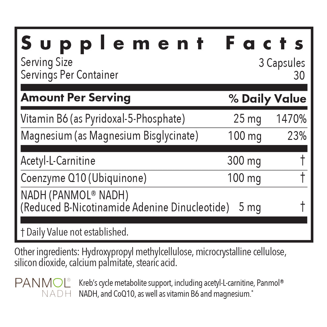 Mitochondria Supplement – Cellular Energy & Kreb’s Cycle Support