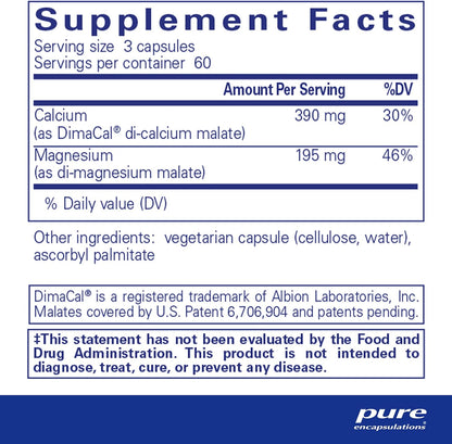 Calcium Magnesium (Malate) 2:1 – Bone & Heart Support