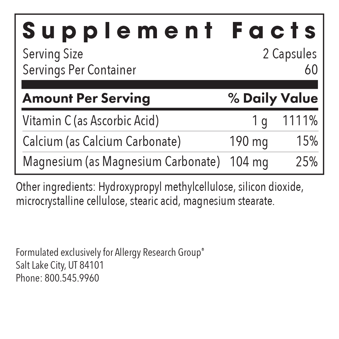 Buffered Vitamin C – Gentle & Gradual Immune Support