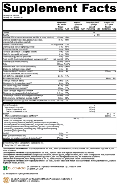 ActivEssentials™ for Women – Complete Daily Wellness Pack for Bone, Heart, and Antioxidant Support