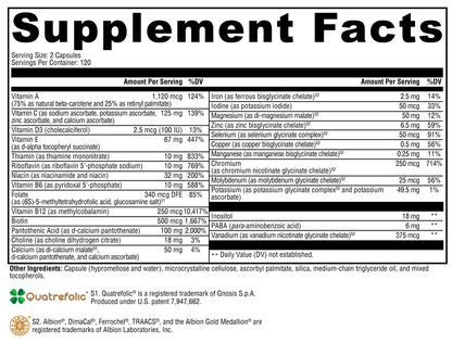 ActivNutrients® – Foundational Daily Multivitamin for Wellness, Antioxidant, and Detox Support